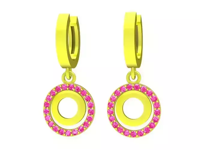 6784 Asian Fashion Diamond Earrings