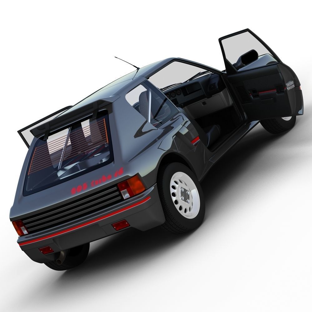 Peugeot 205 T16 3D model_4