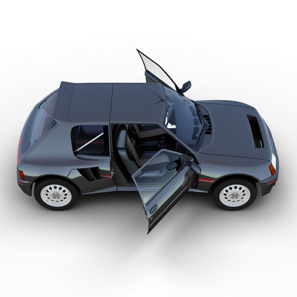 Peugeot 205 T16 3D model_2