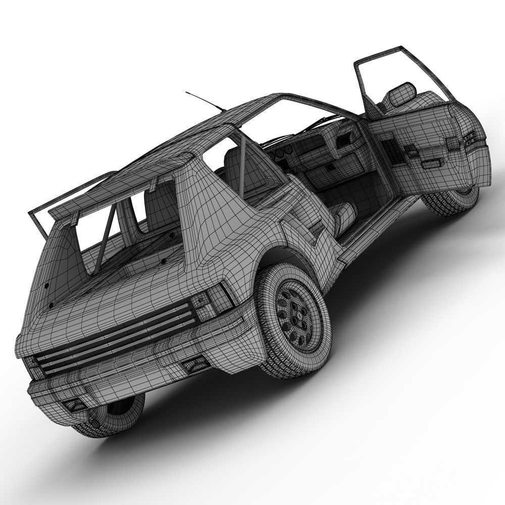 Peugeot 205 T16 3D model_5