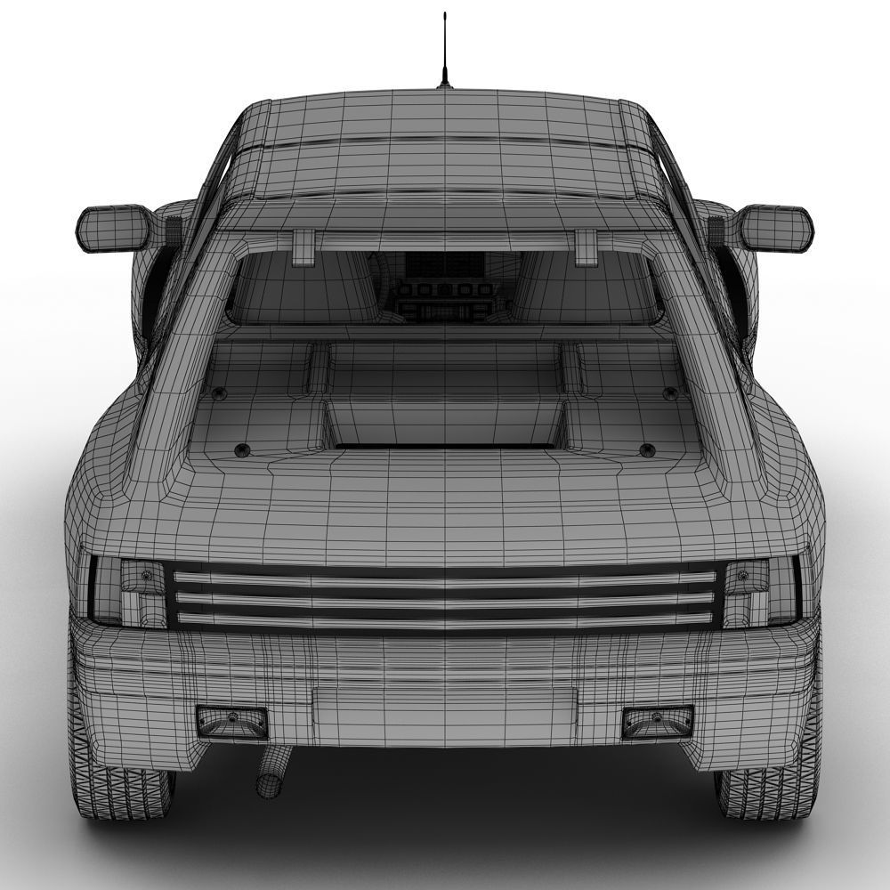 Peugeot 205 T16 3D model_7