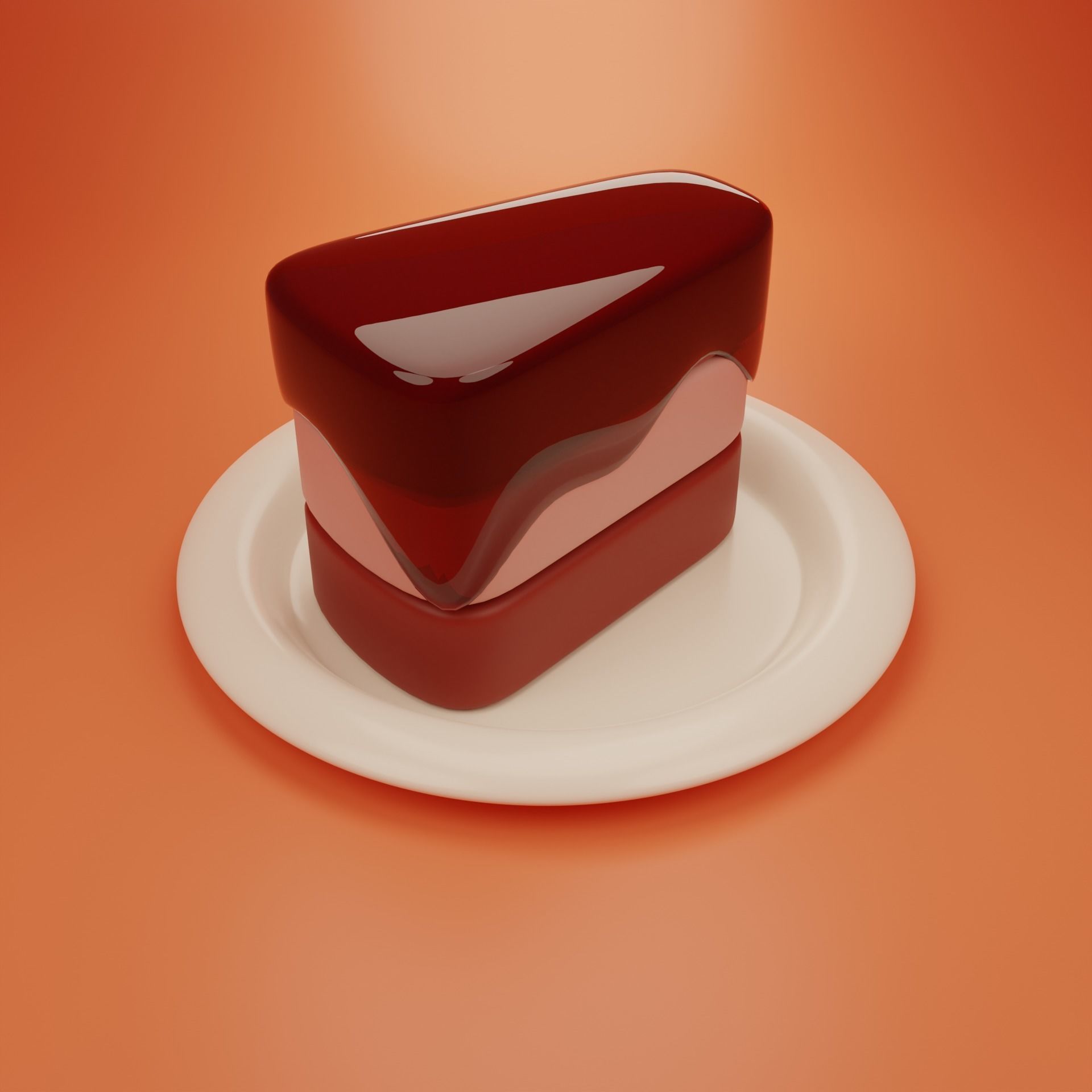 Piece of Cake 3D model_1