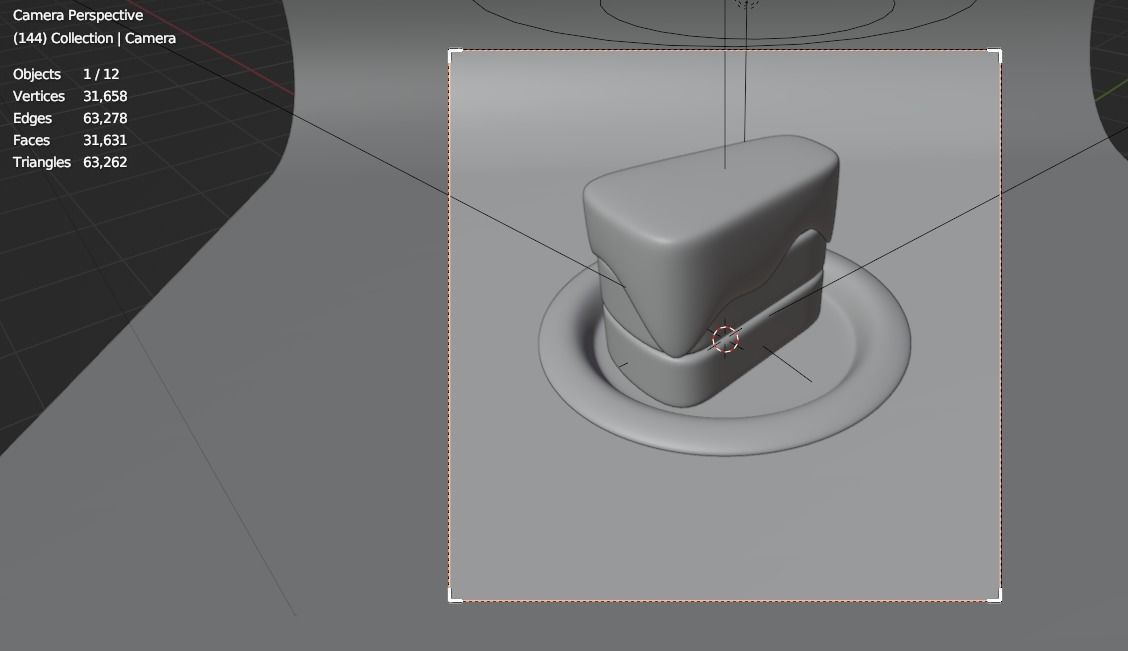 Piece of Cake 3D model_4