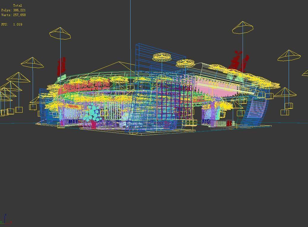 Exhibition - Area - 34X23-3DMAX2009-06 3D model_1