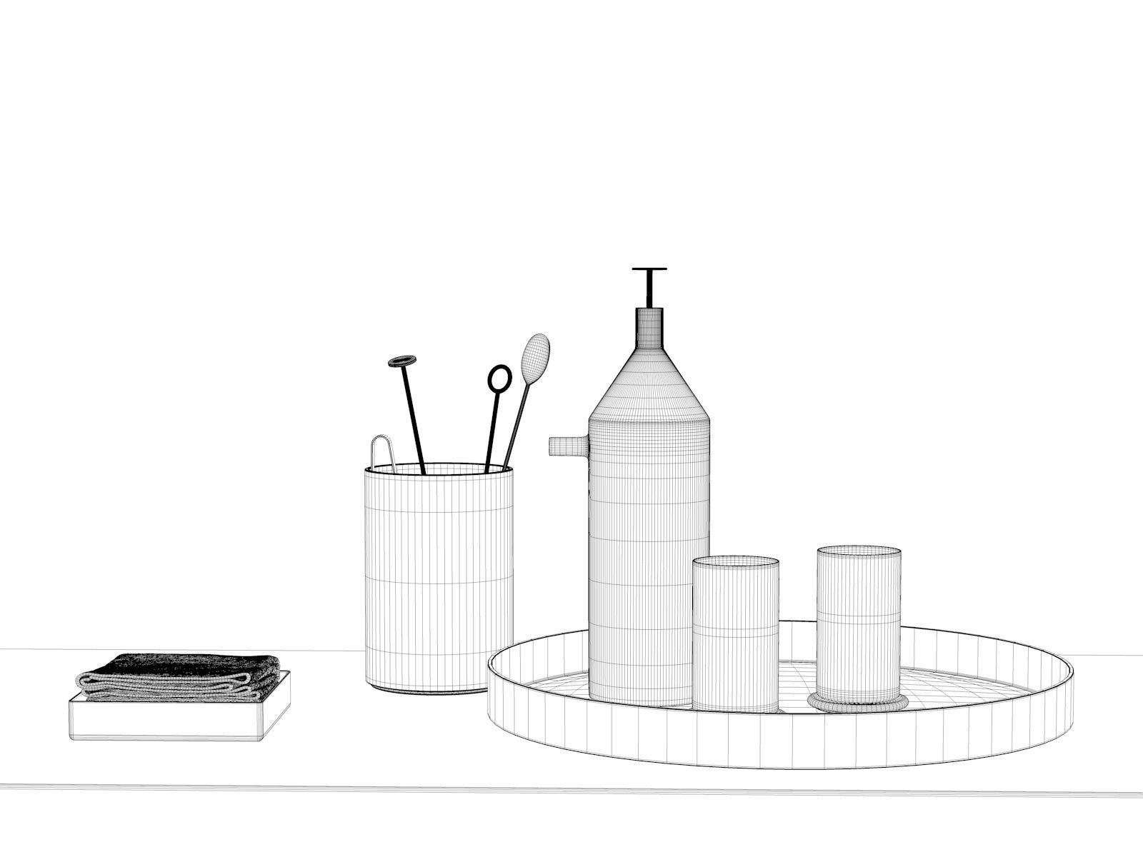 Cocktail Set 3D model_3