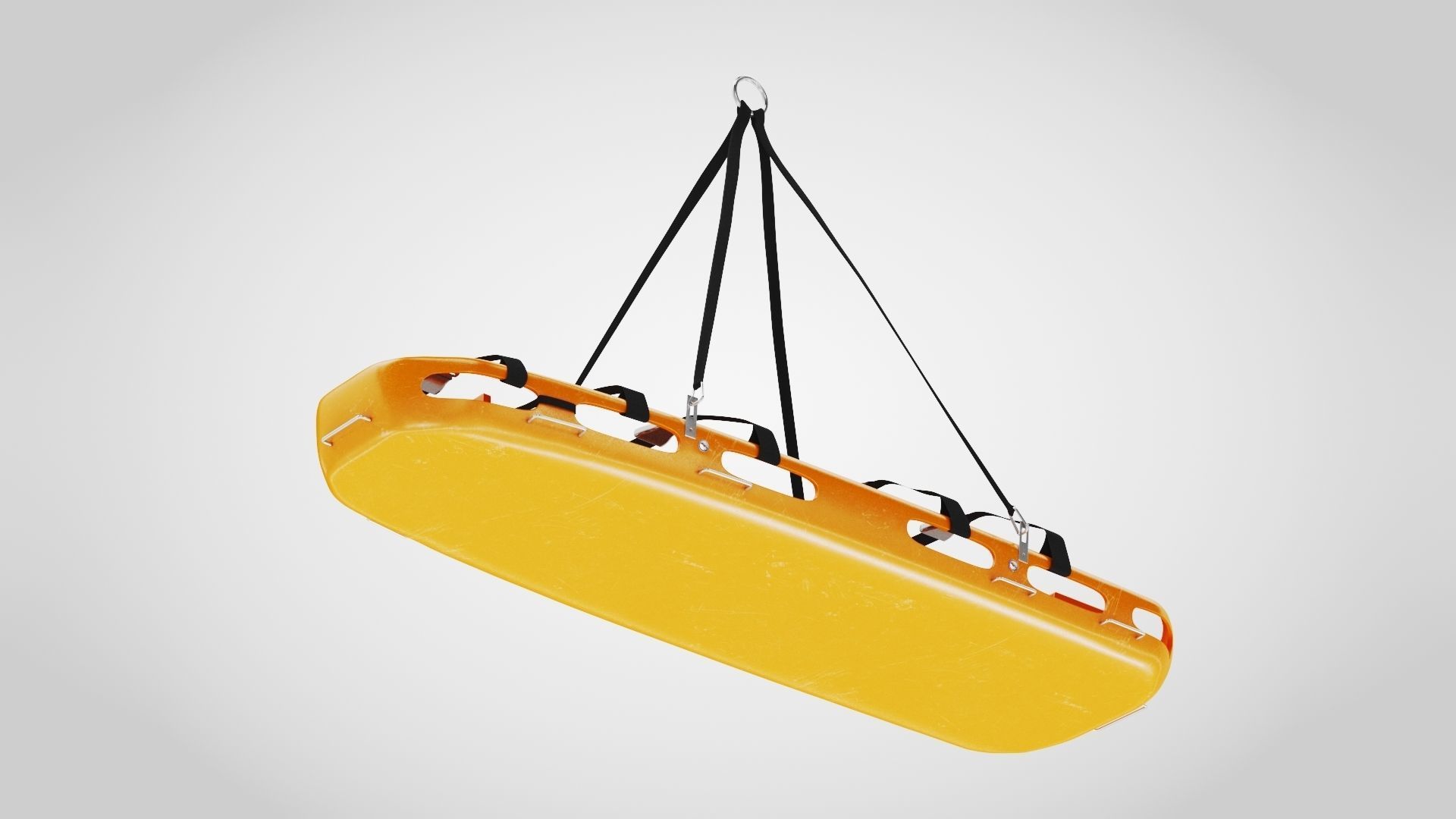 Helicopter Stretcher Low-poly 3D model_8