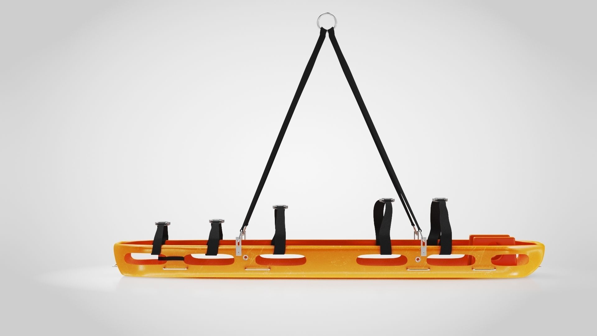 Helicopter Stretcher Low-poly 3D model_7