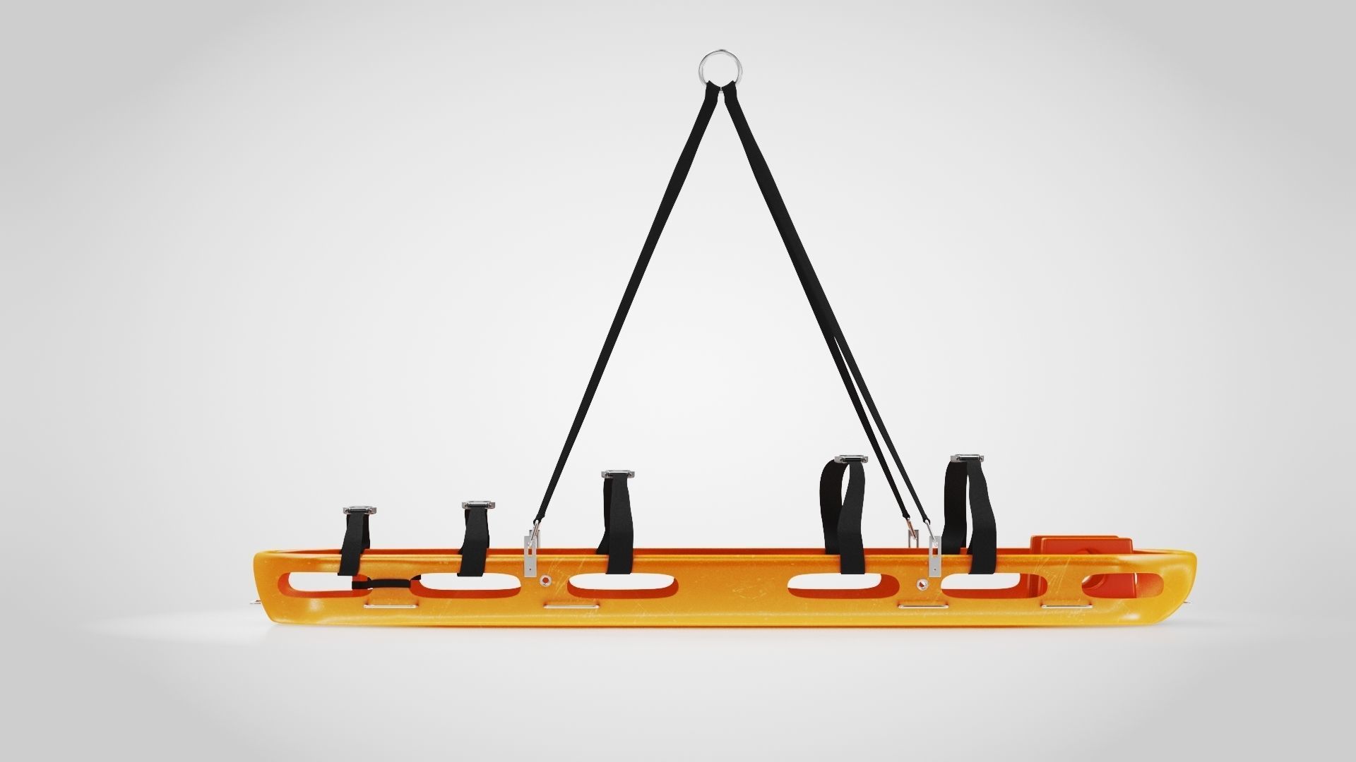 Helicopter Stretcher Low-poly 3D model_10