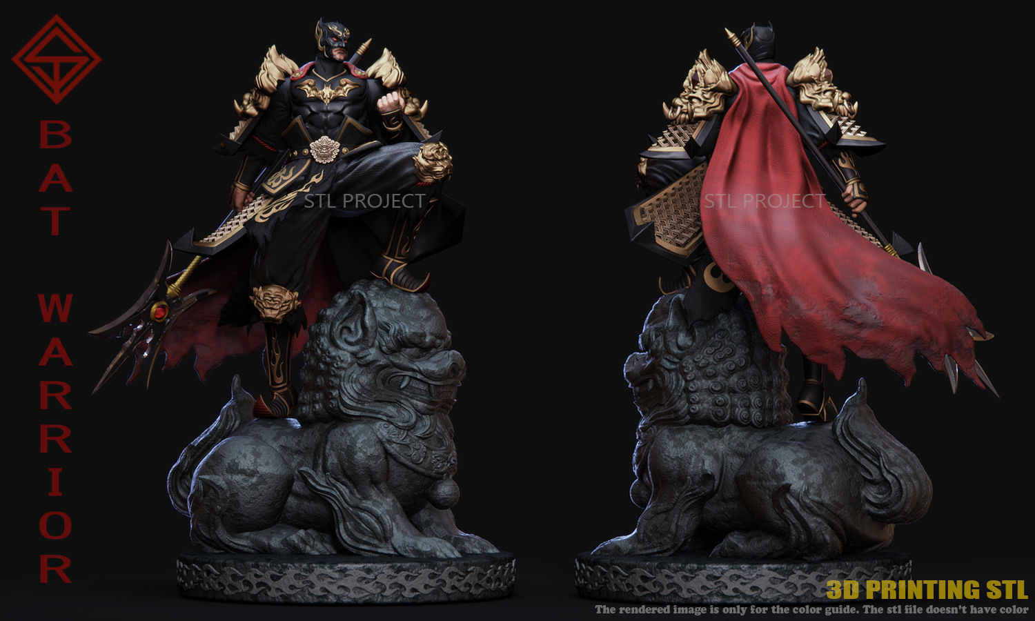 Bat Warrior 3D print model_1