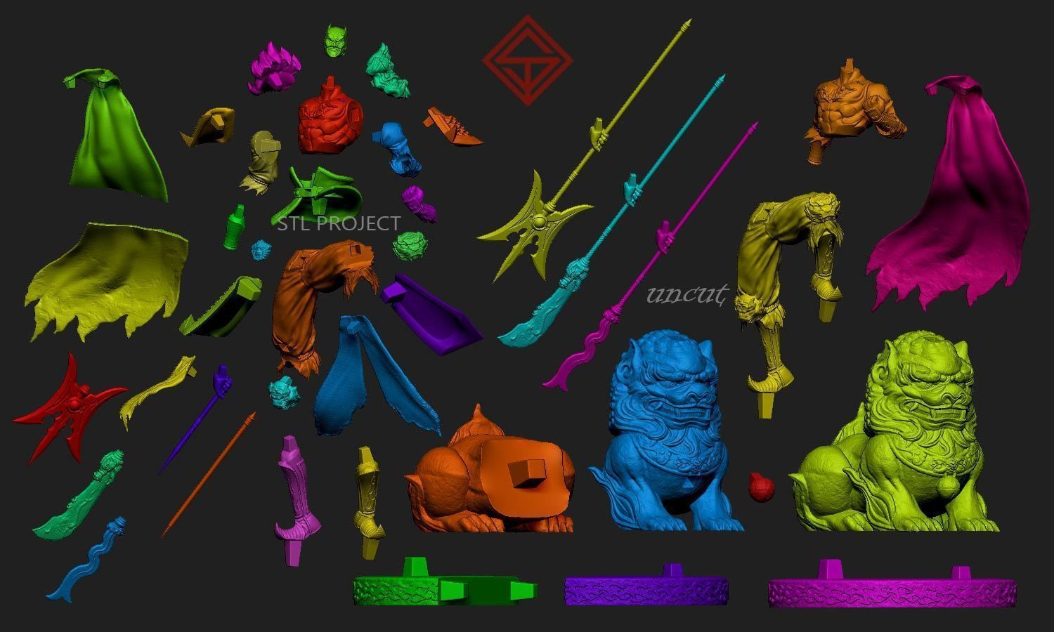 Bat Warrior 3D print model_3