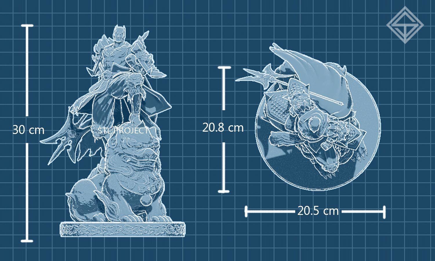 Bat Warrior 3D print model_4