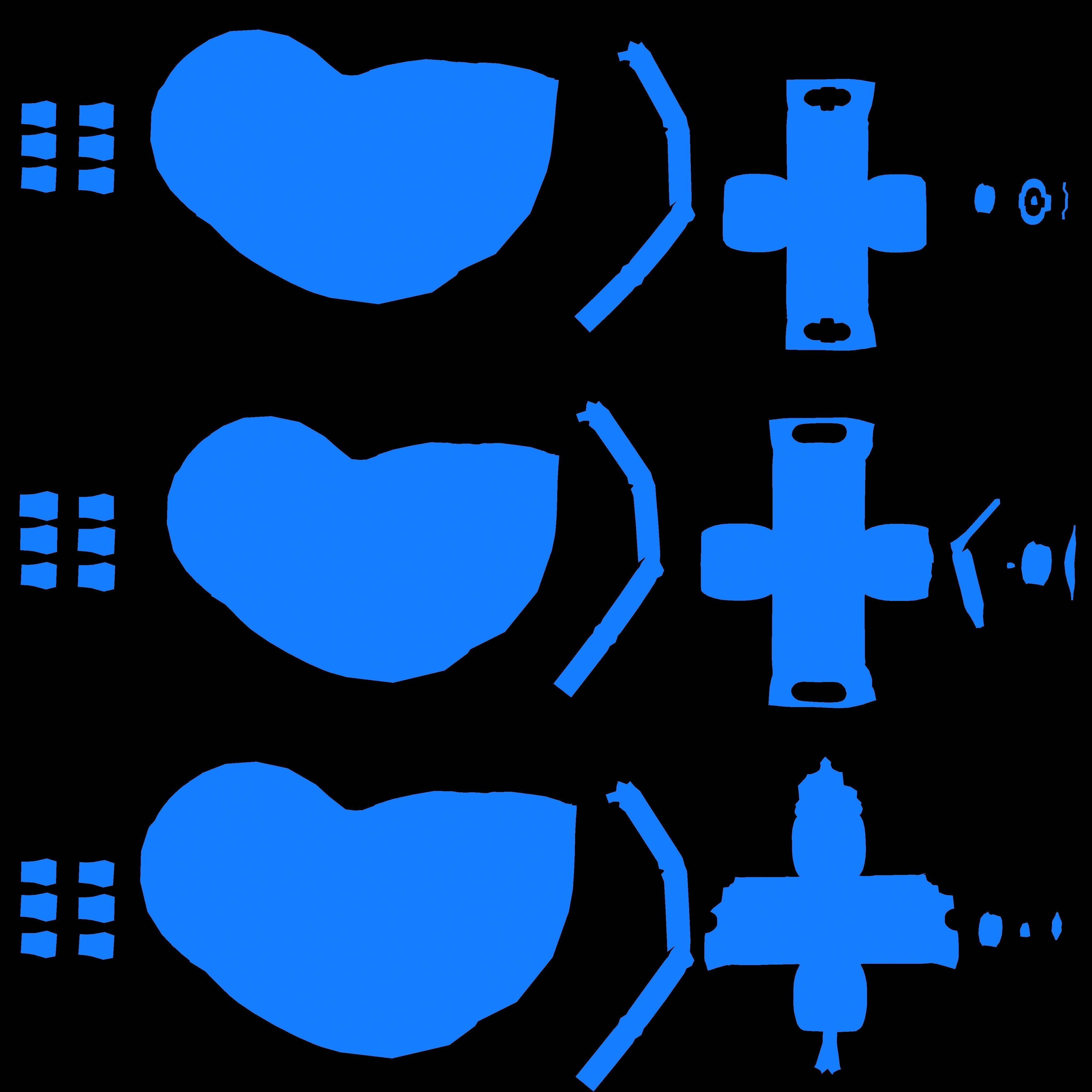 Outdoor plastic cage type circular recycling bin Low-poly 3D model_6