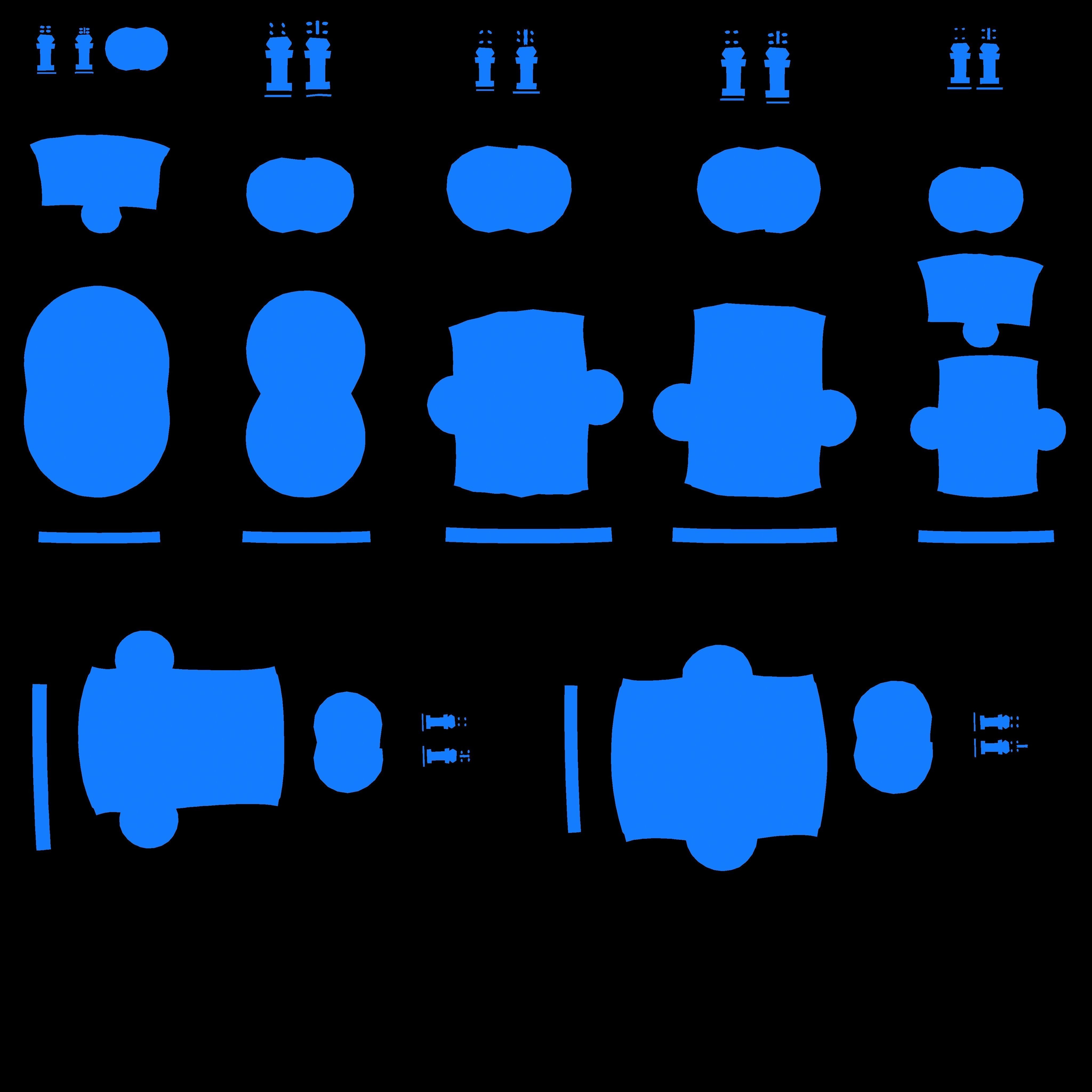 Galvanize multiple outdoor street dust garbage Low-poly 3D model_6
