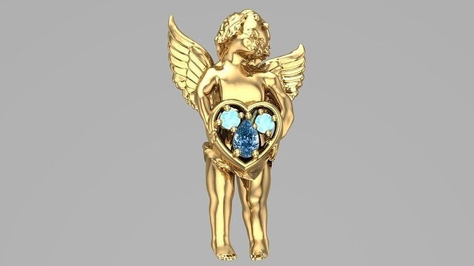 baby angel Free 3D print model