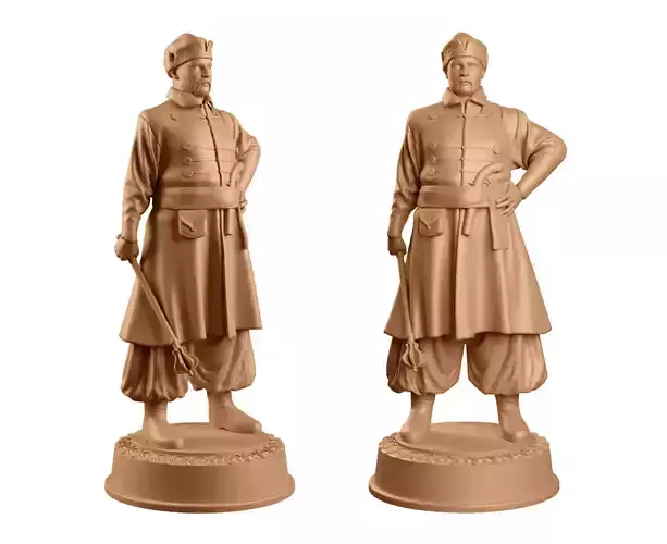 Ukrainian Cossack with mace 3D print model