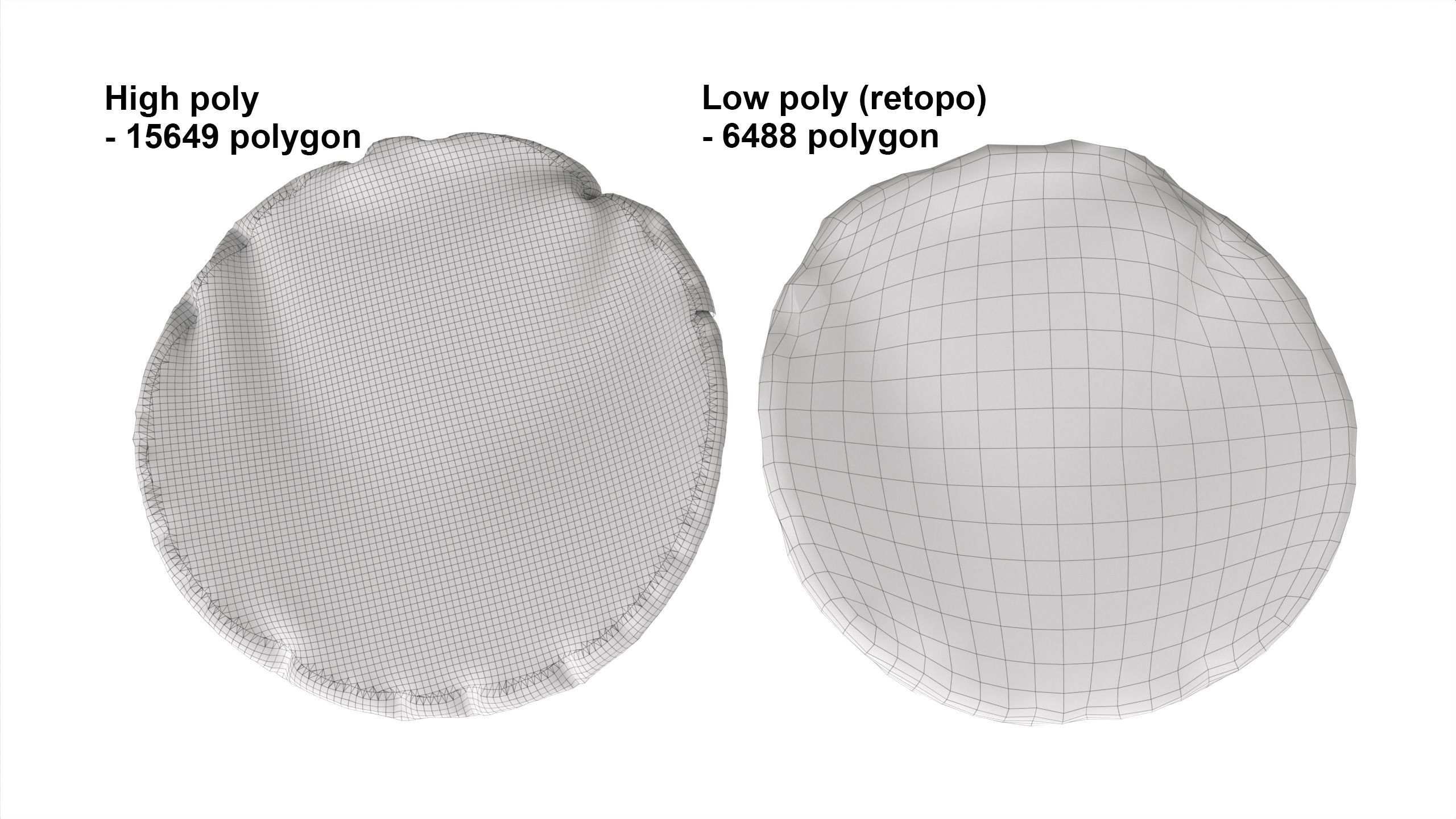 Lounge Chair Low-poly 3D model_10