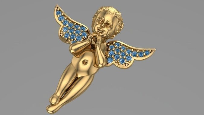 Baby angel Free 3D print model