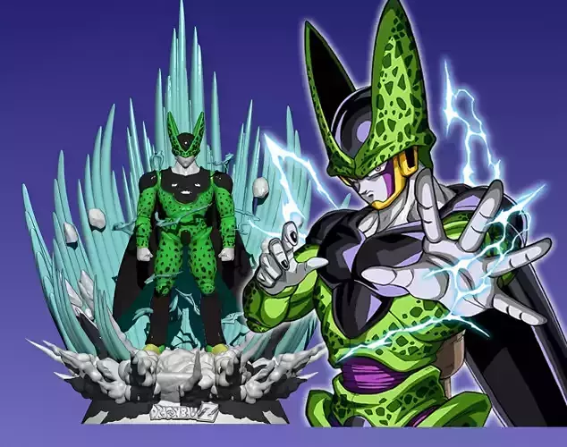 DIAROMA CELL PERFECT - DRAGON BALL - 3D PRINT 3D print model