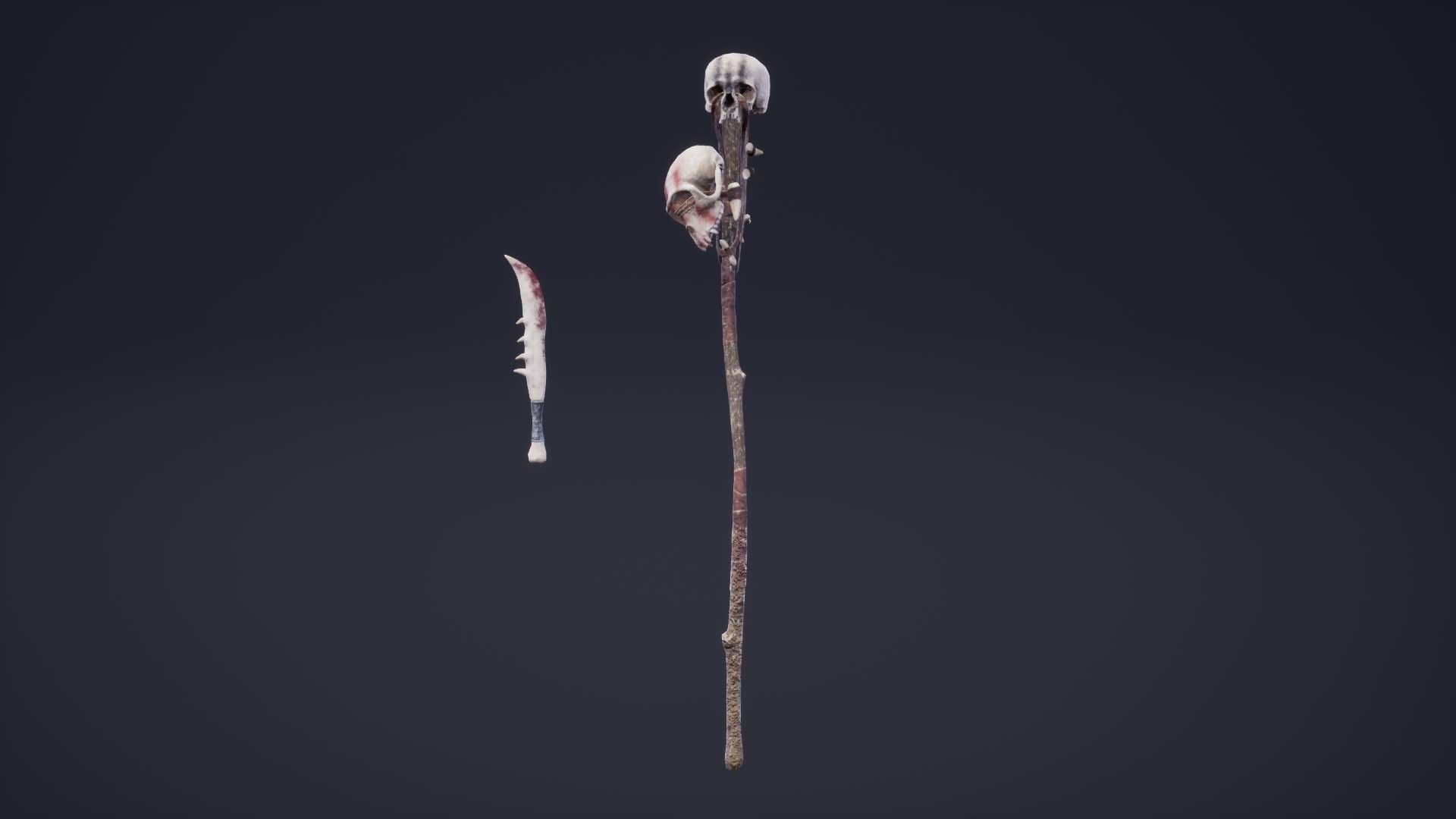 Primitive Characters Pack Low-poly 3D model_31