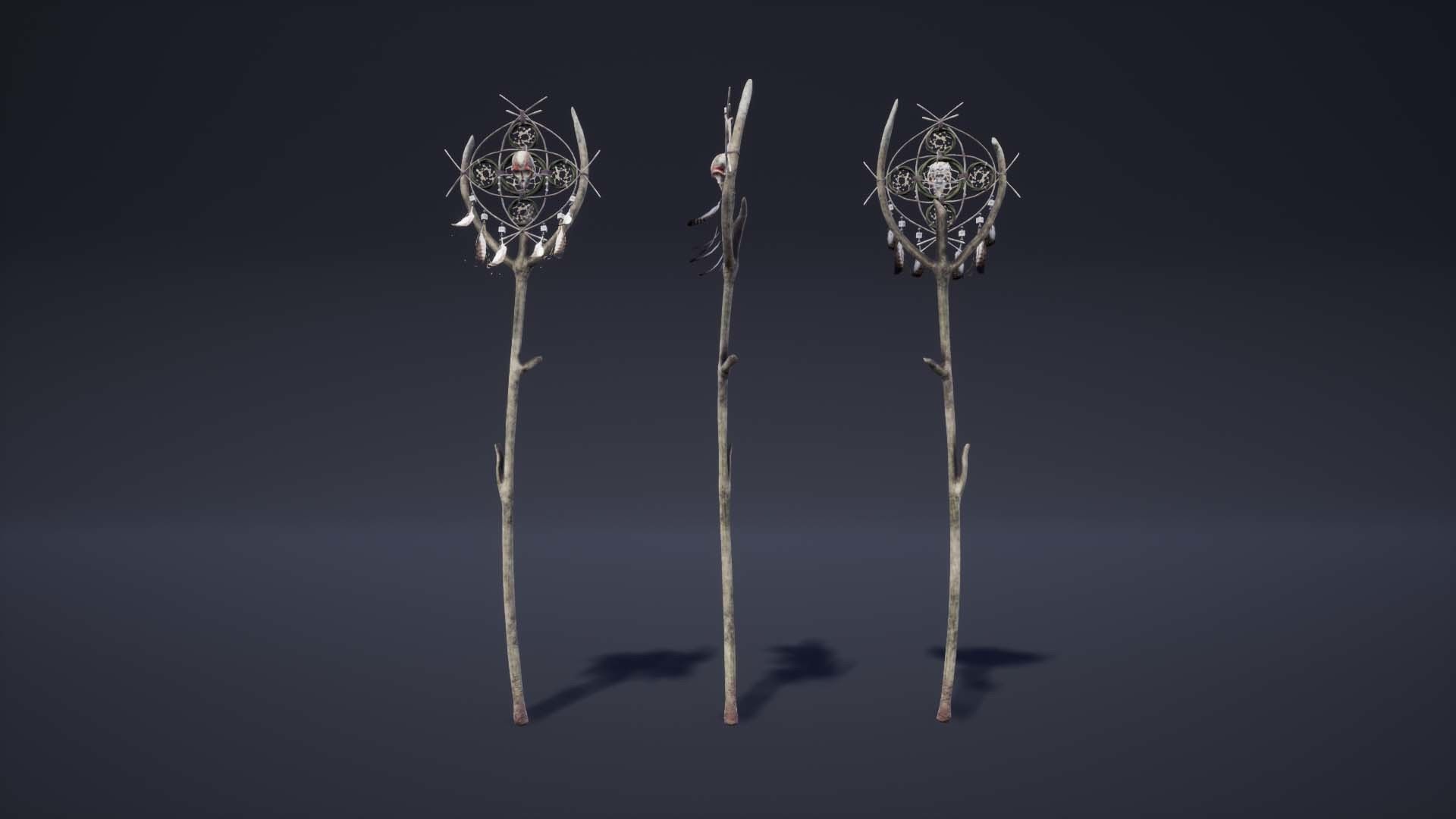 Primitive Characters Pack Low-poly 3D model_34