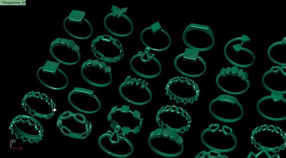 40 minimal ring pack 3D print model_5