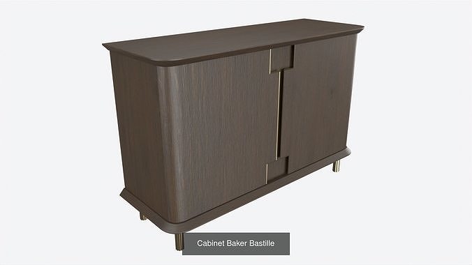 Baker 3D Model Furniture Collection PBR 3D Model Pack 3