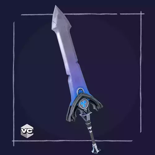 Gothic Sword - Game Ready - 