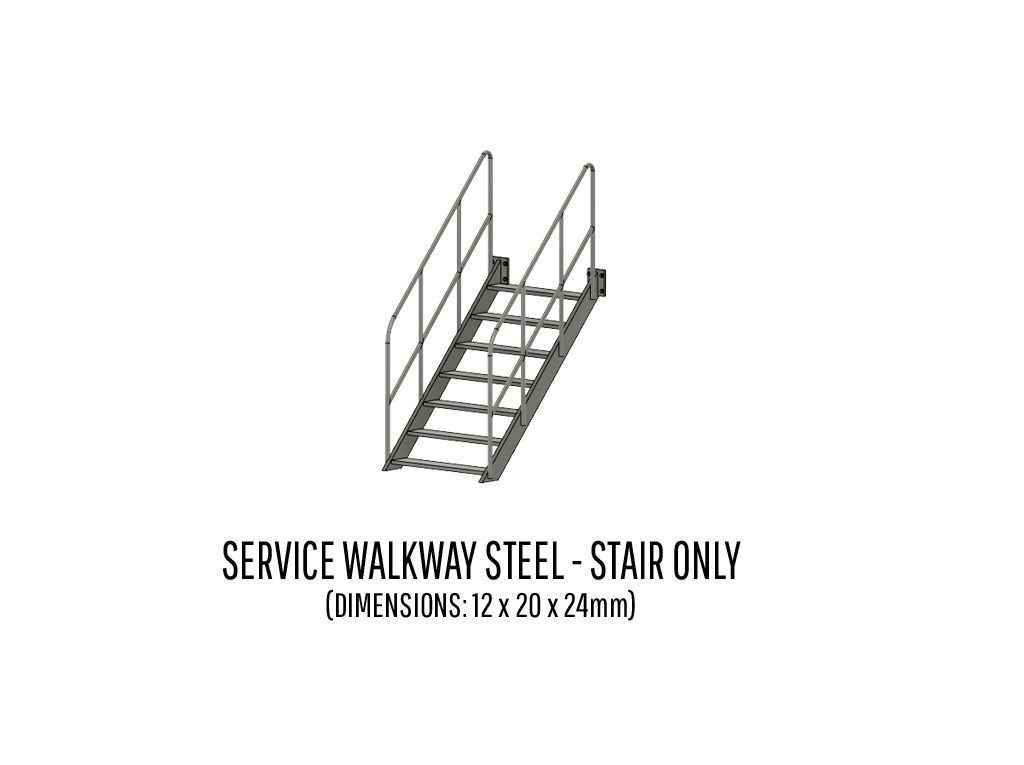 DET-0024 Service walkways steel H0-scale 26 items 3D print model_7