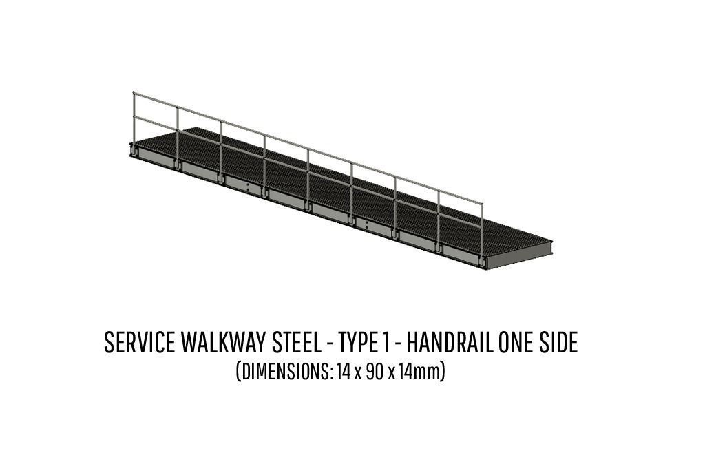 DET-0024 Service walkways steel H0-scale 26 items 3D print model_4
