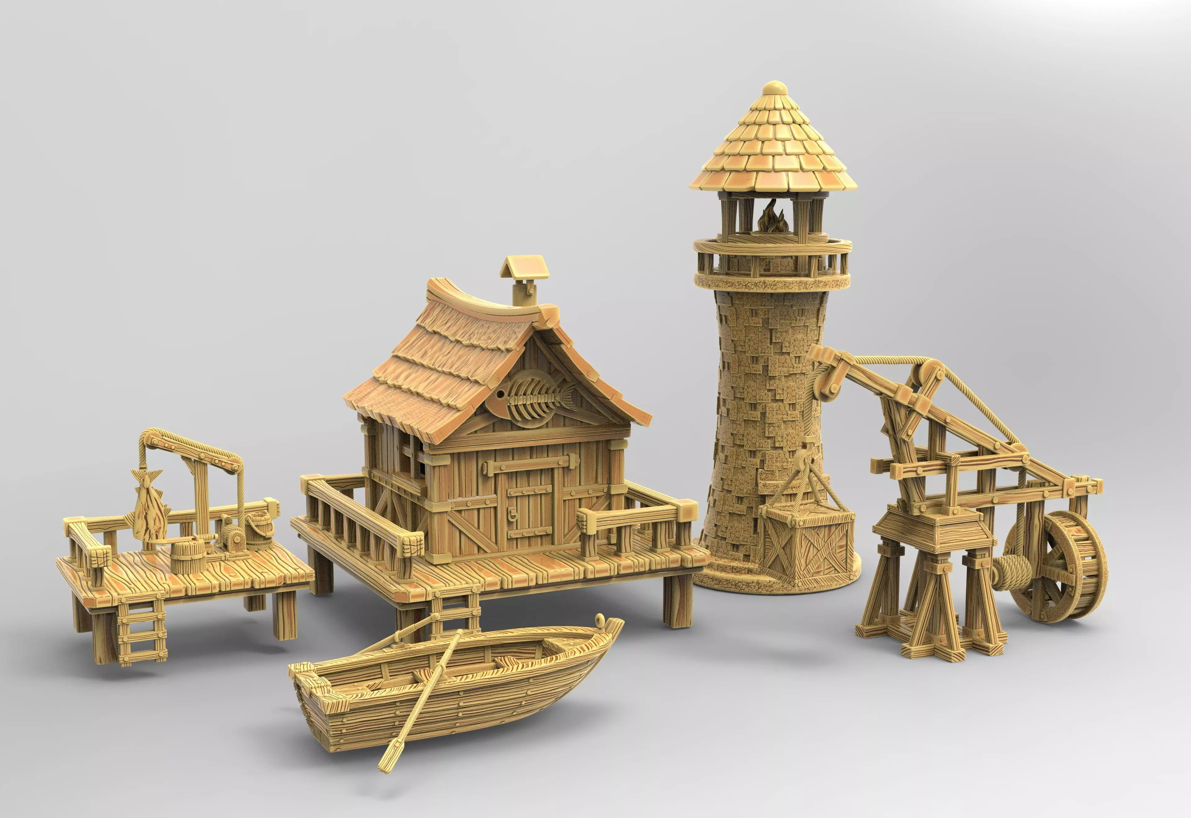 Old Harbour  3D print model_0