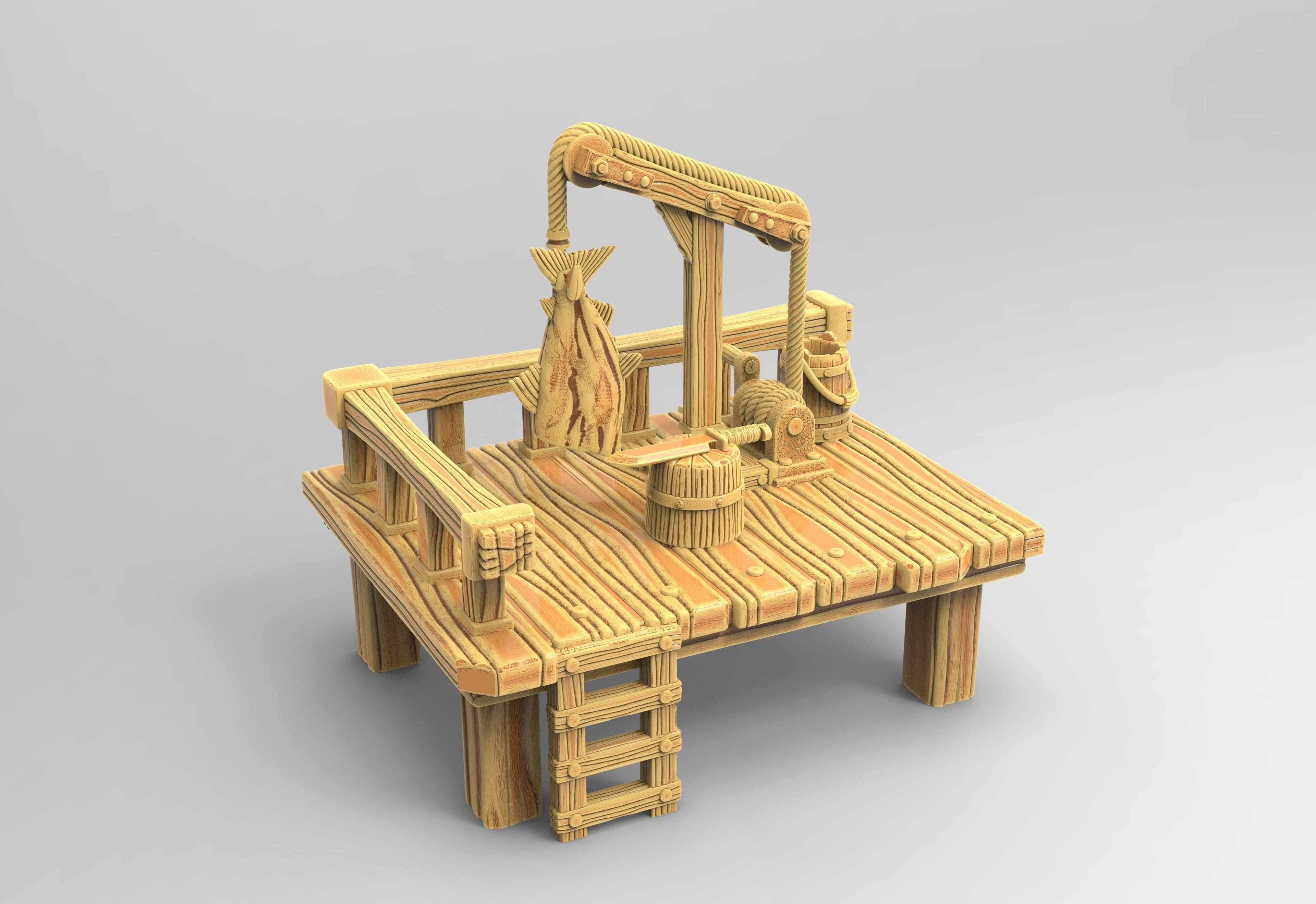 Old Harbour  3D print model_15