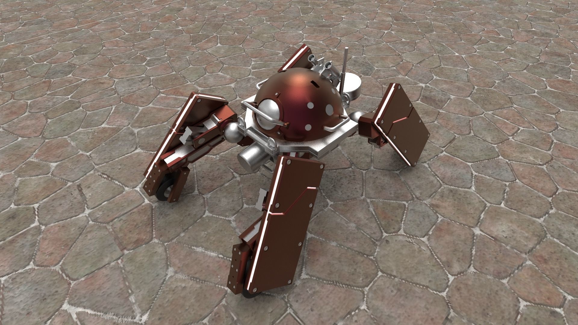 SciFiRobot 3D model_2