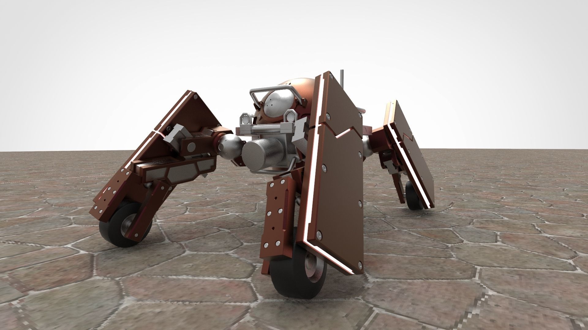SciFiRobot 3D model_4