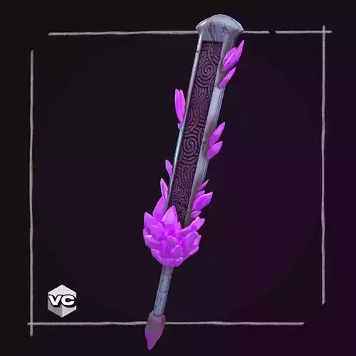 Monolithic Sword - Game Ready -