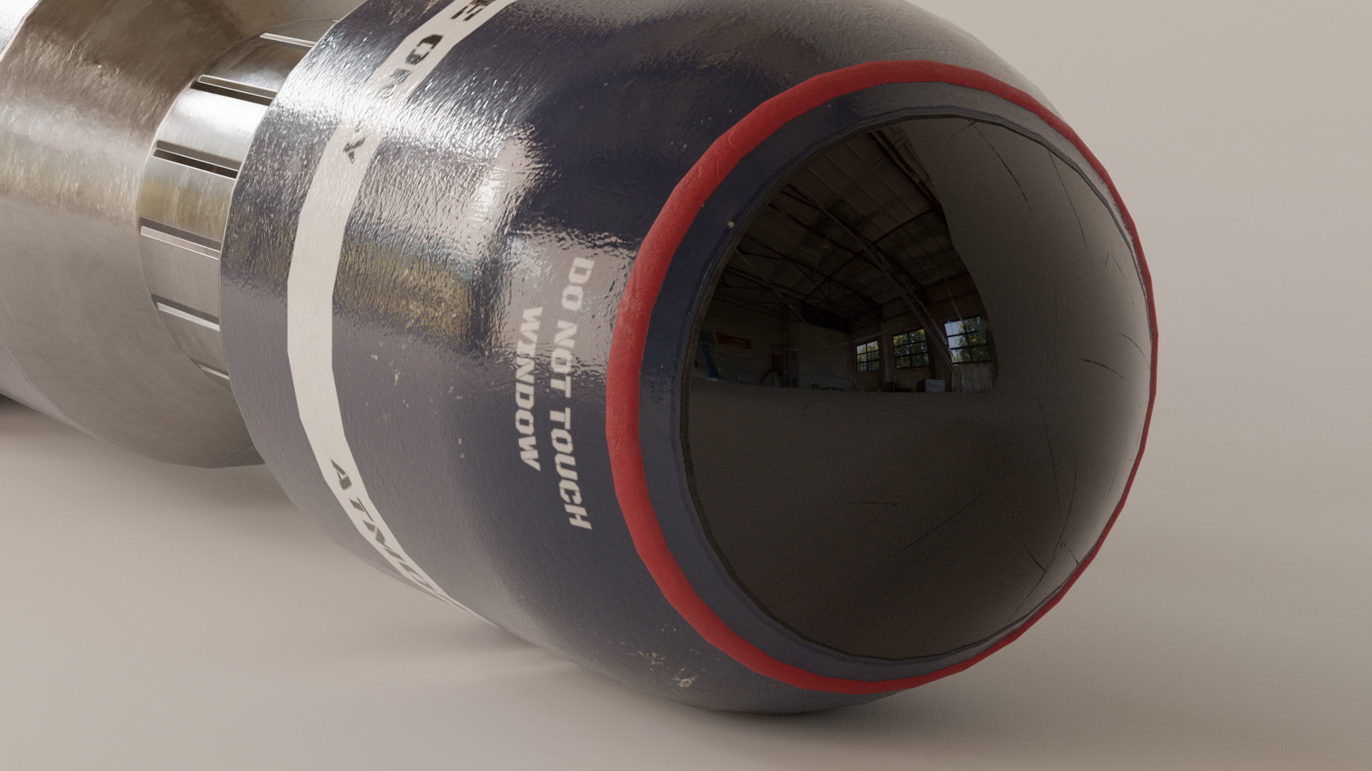 LGAAM Missile Low-poly 3D model_7