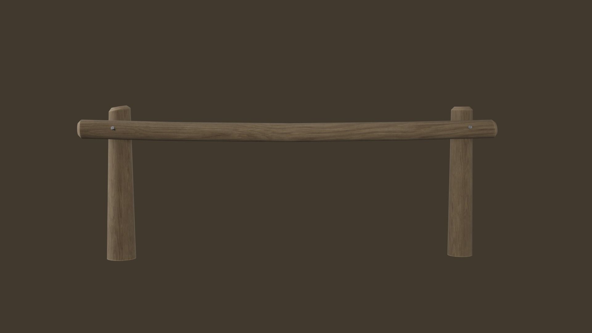 Hitching Hail Low-poly 3D model_1