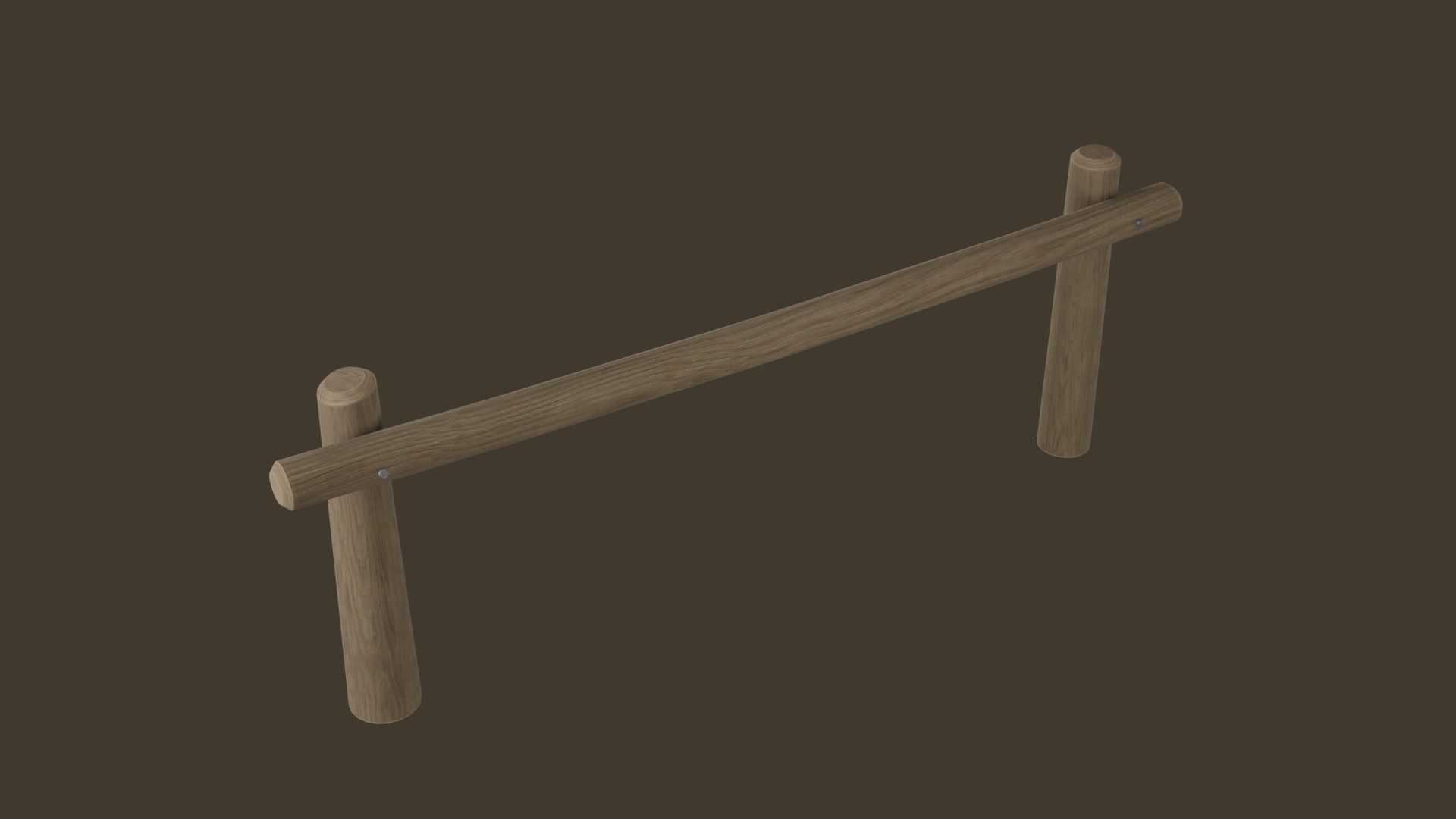 Hitching Hail Low-poly 3D model_2