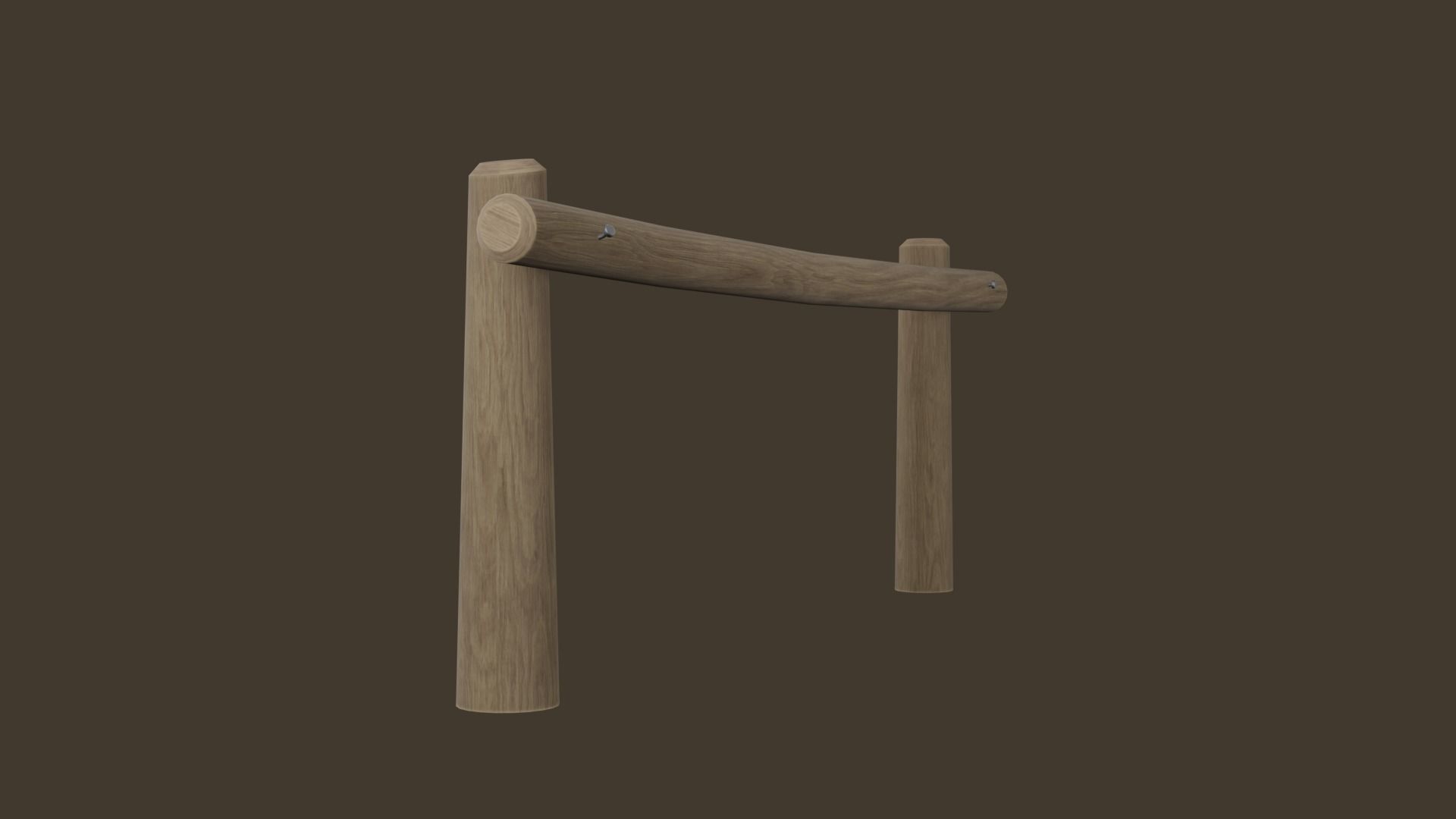 Hitching Hail Low-poly 3D model_3