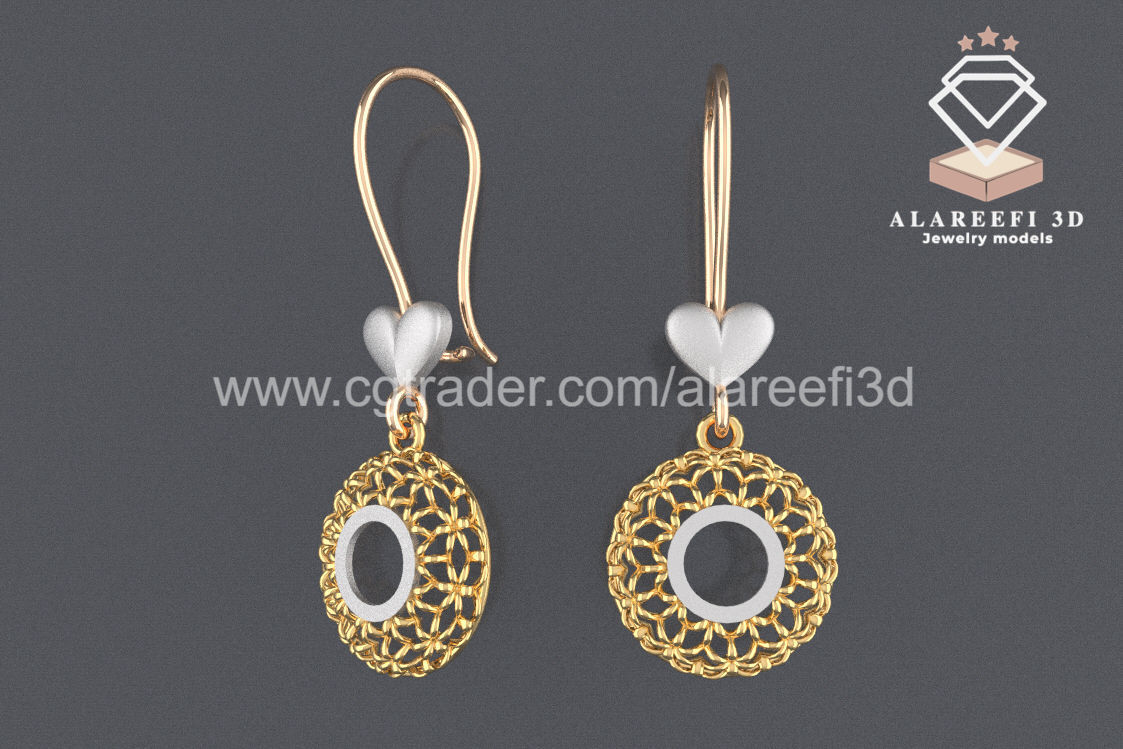 Collection 2   -12 Turkish Earrings Exclusive for the first time 3D print model_3