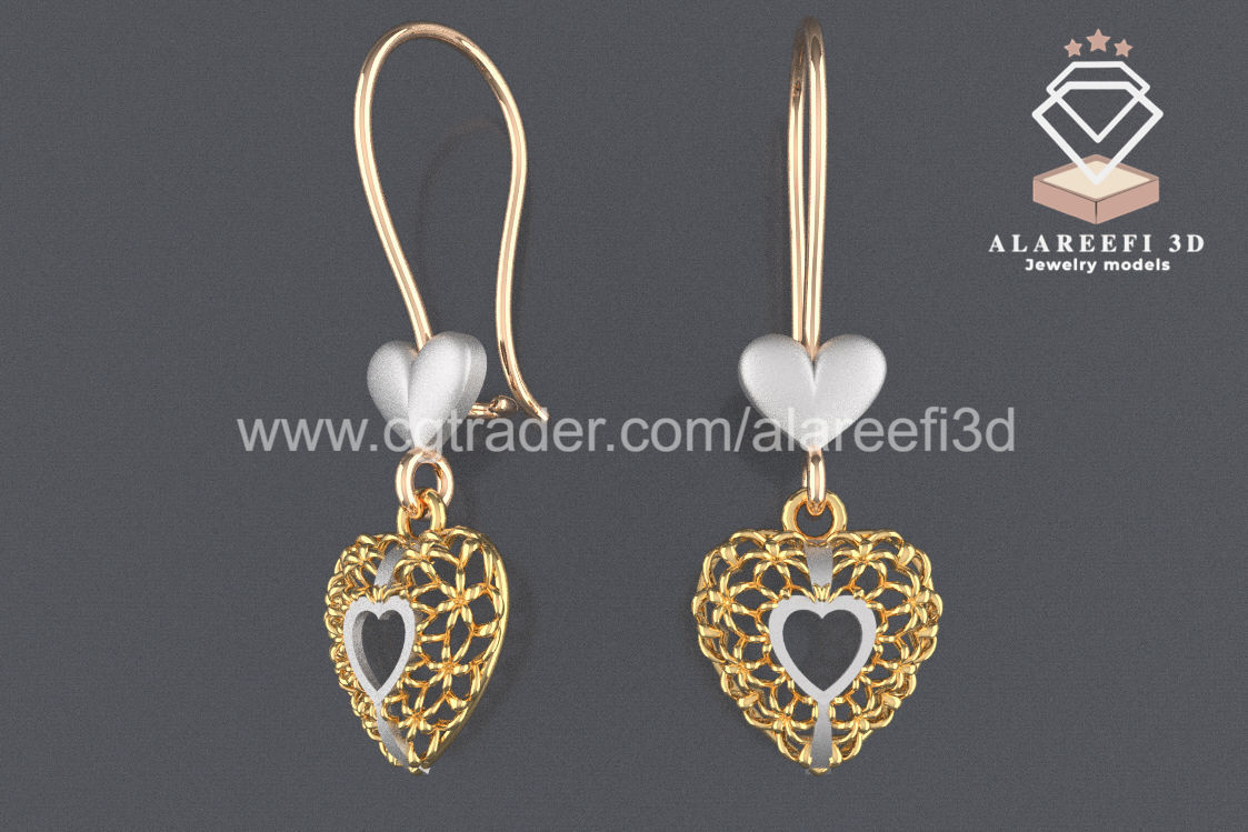 Collection 2   -12 Turkish Earrings Exclusive for the first time 3D print model_10