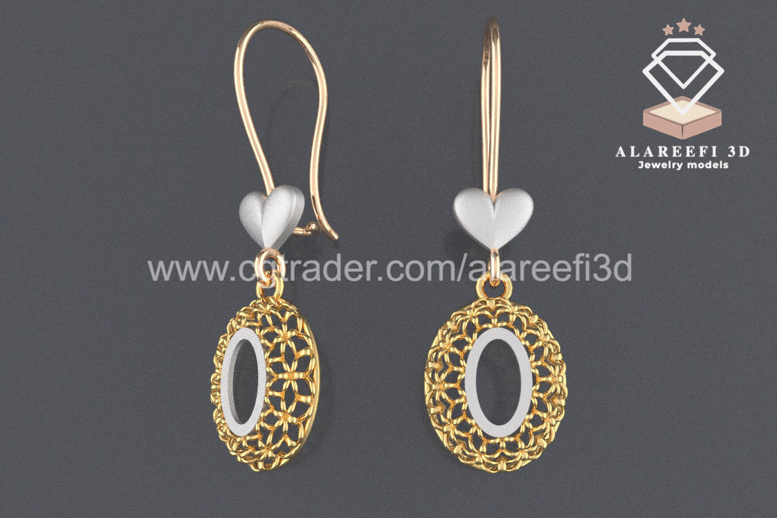Collection 2   -12 Turkish Earrings Exclusive for the first time 3D print model_8