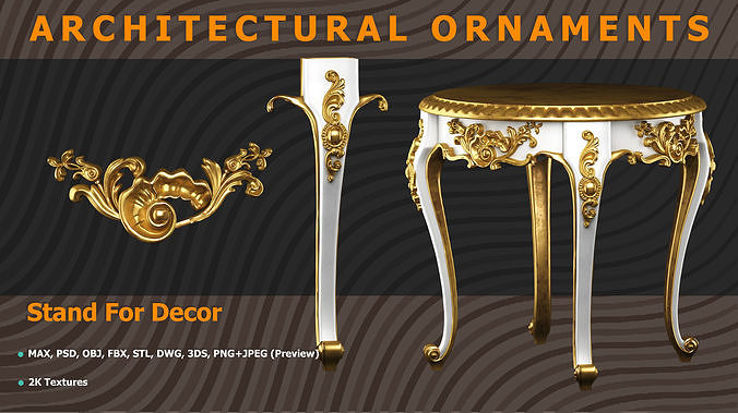 Stand For Decor 3D model