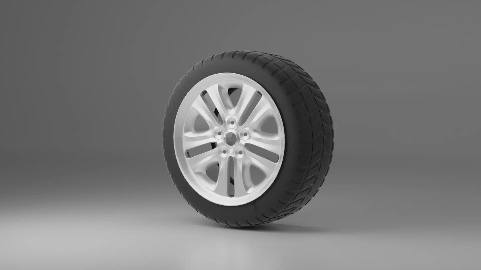 Wheel 3d Free low-poly 3D model