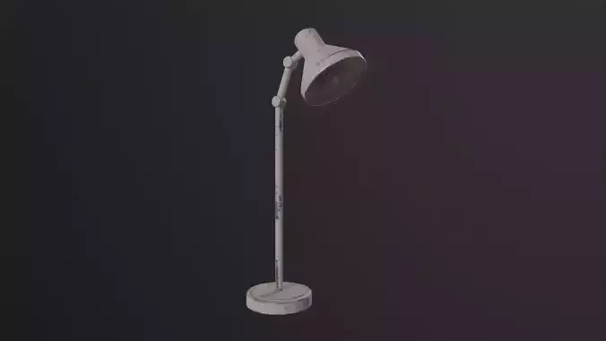 Old Medical Lamp 3D Model