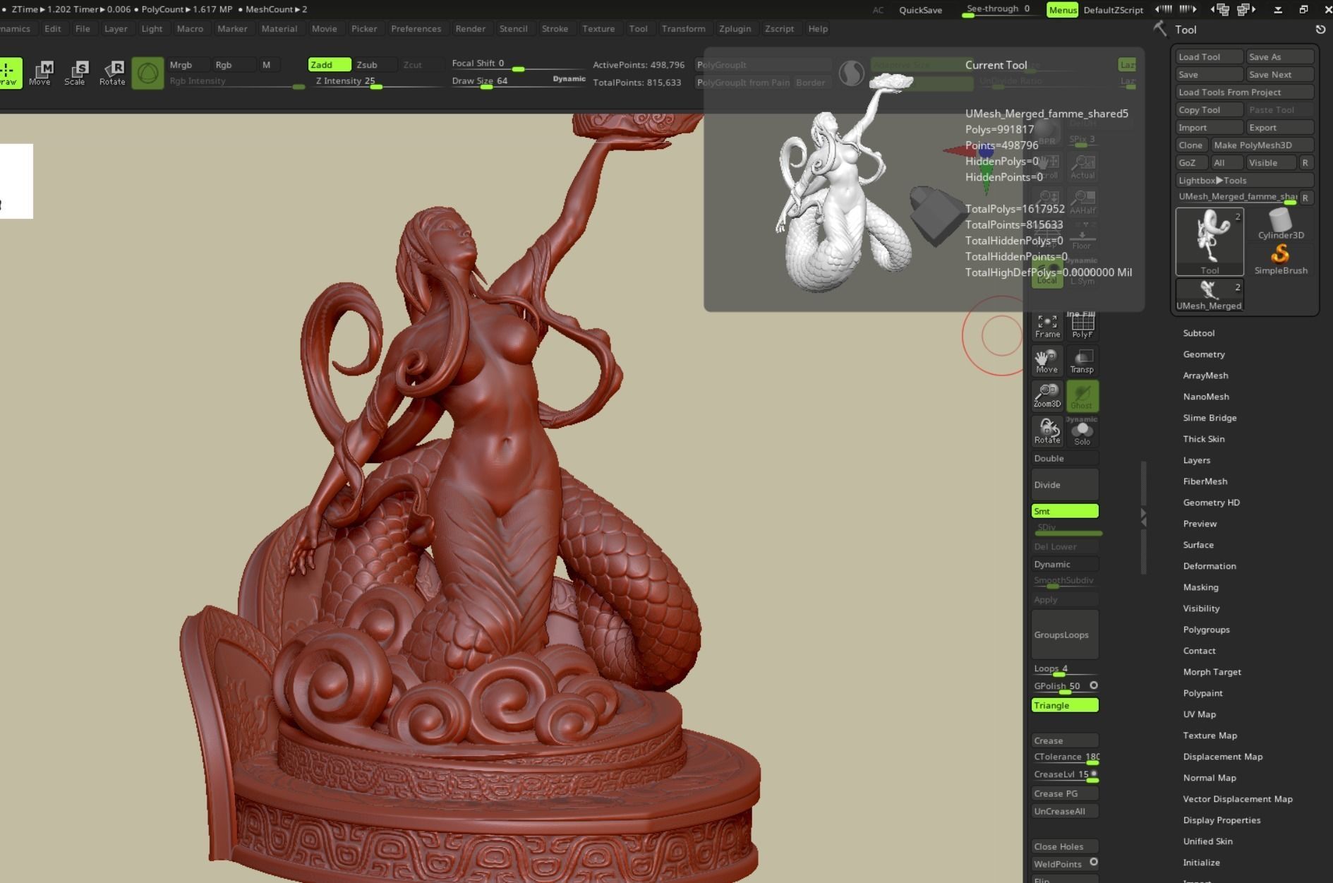  Nuwa mends the sky high model statue 3D model_13
