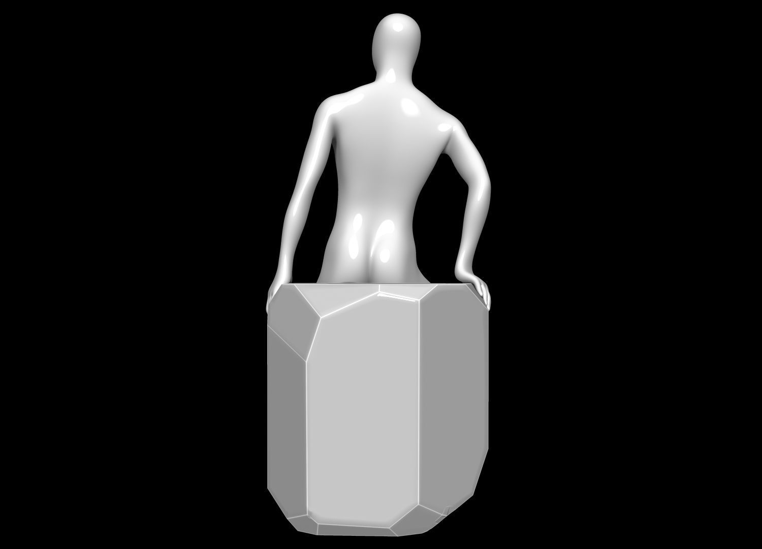 Mannequin Male 3D model_4
