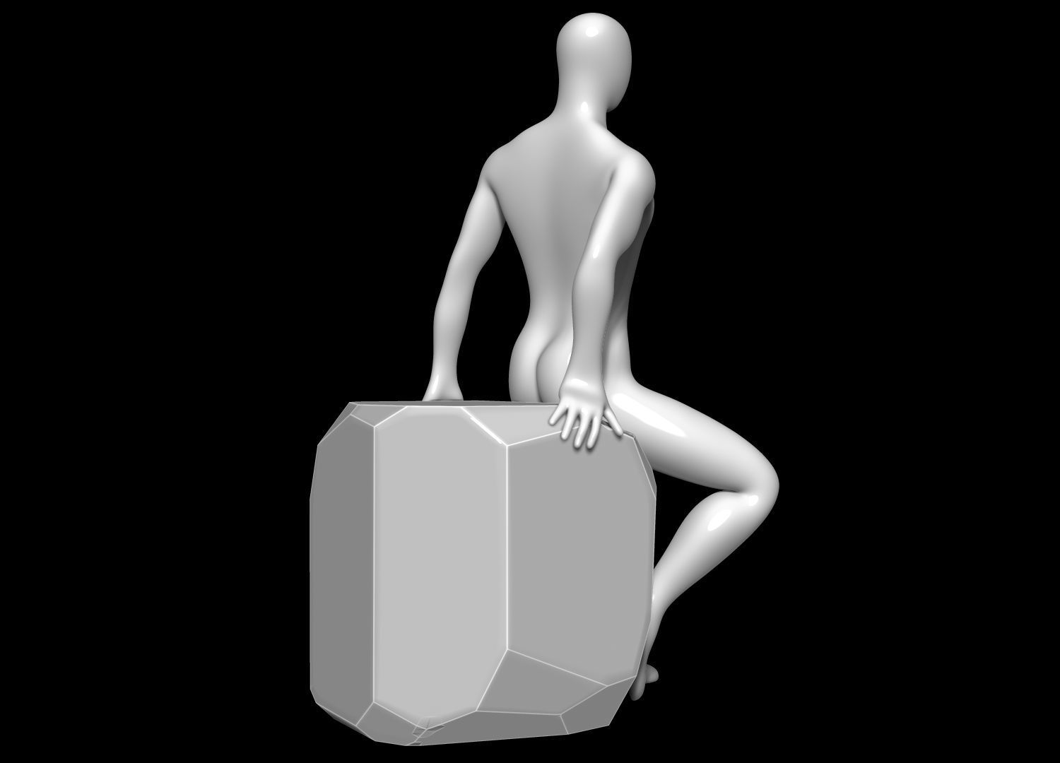 Mannequin Male 3D model_3