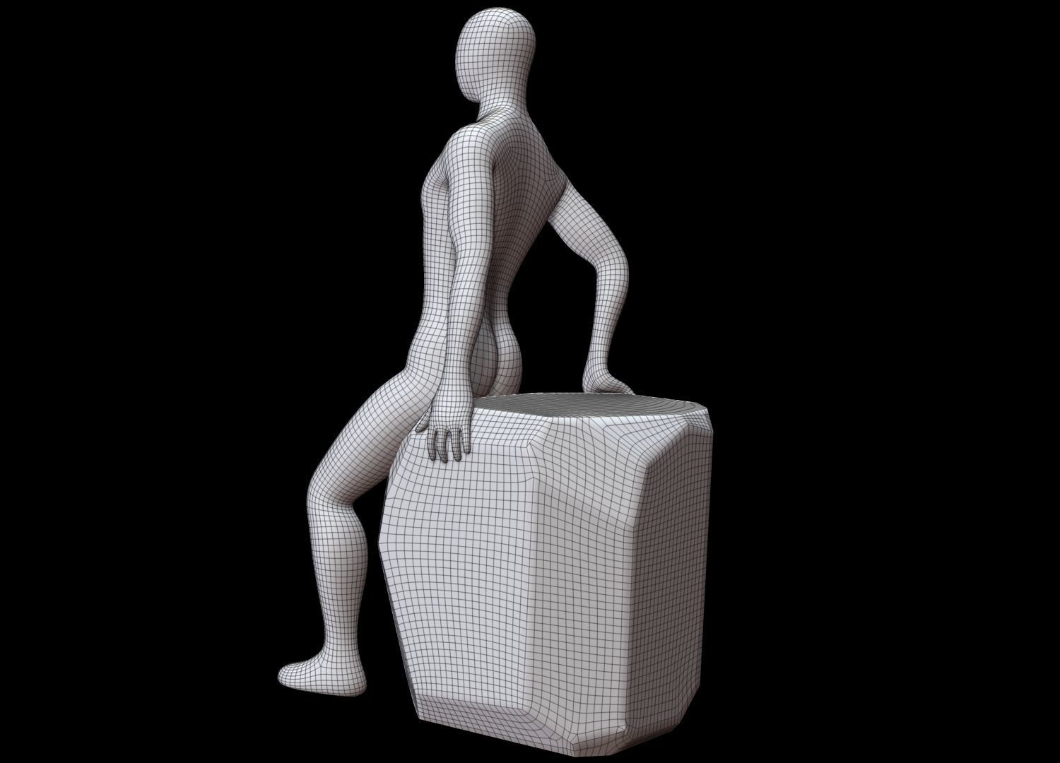 Mannequin Male 3D model_15