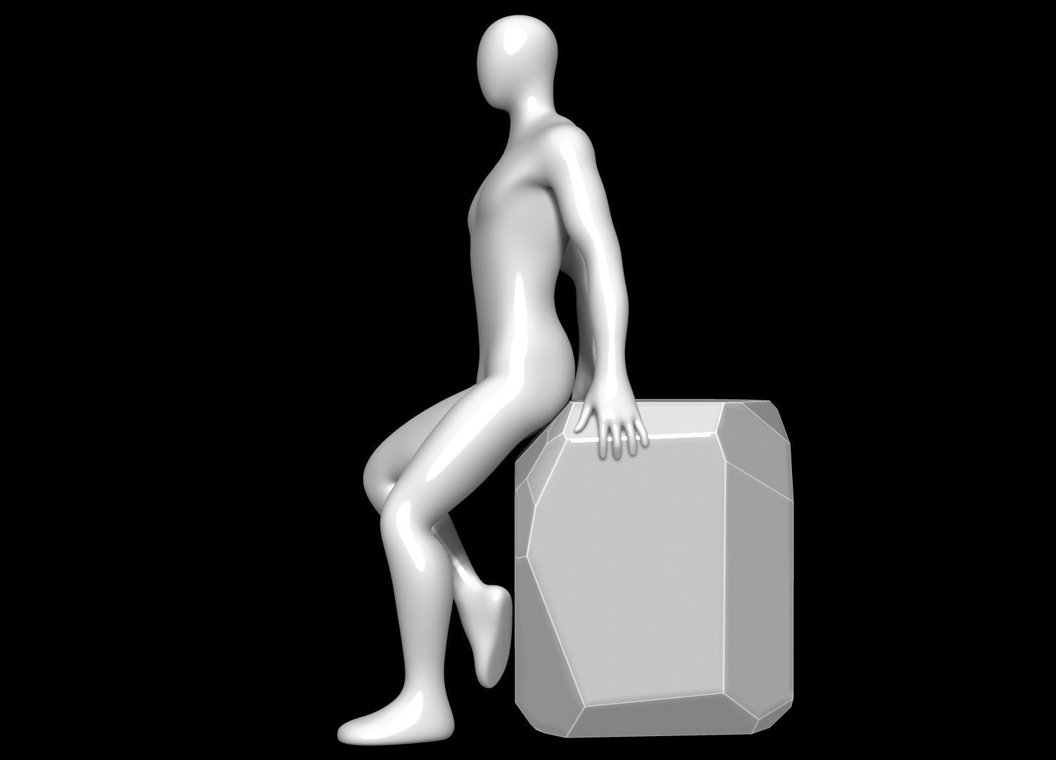 Mannequin Male 3D model_6