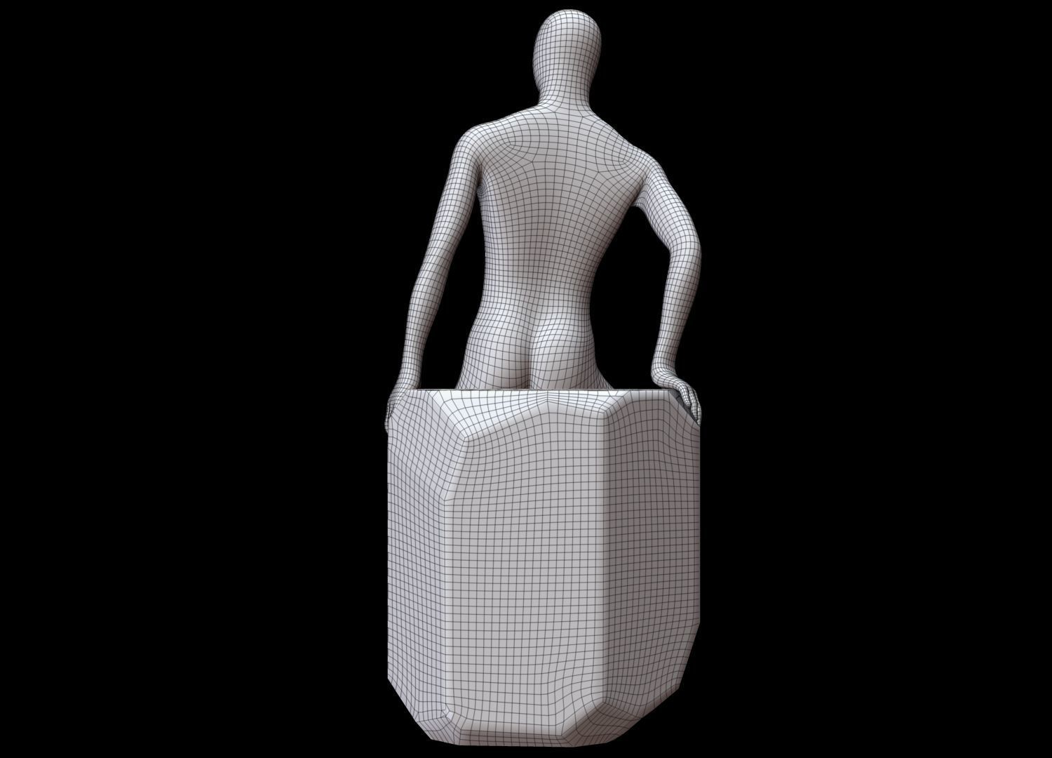 Mannequin Male 3D model_14